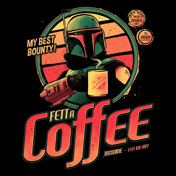 Comfortable Fett A Coffee Brand Unisex and Women's Tank Tops