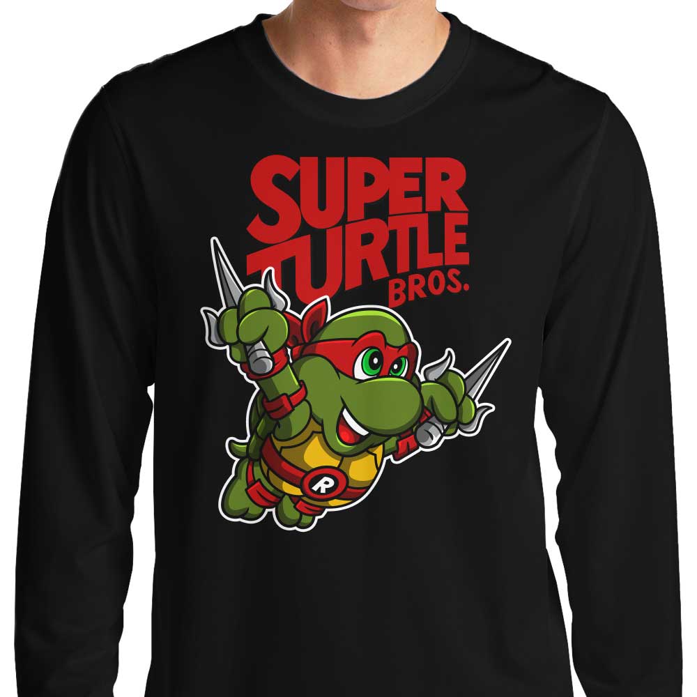 Super Raph Bros Long - Sleeve Comfortable Crewneck T - Shirt
