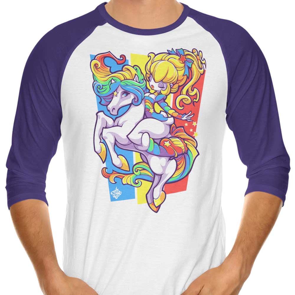 Starbrite Three - Quarter Sleeve Raglan Style Men's T - Shirt