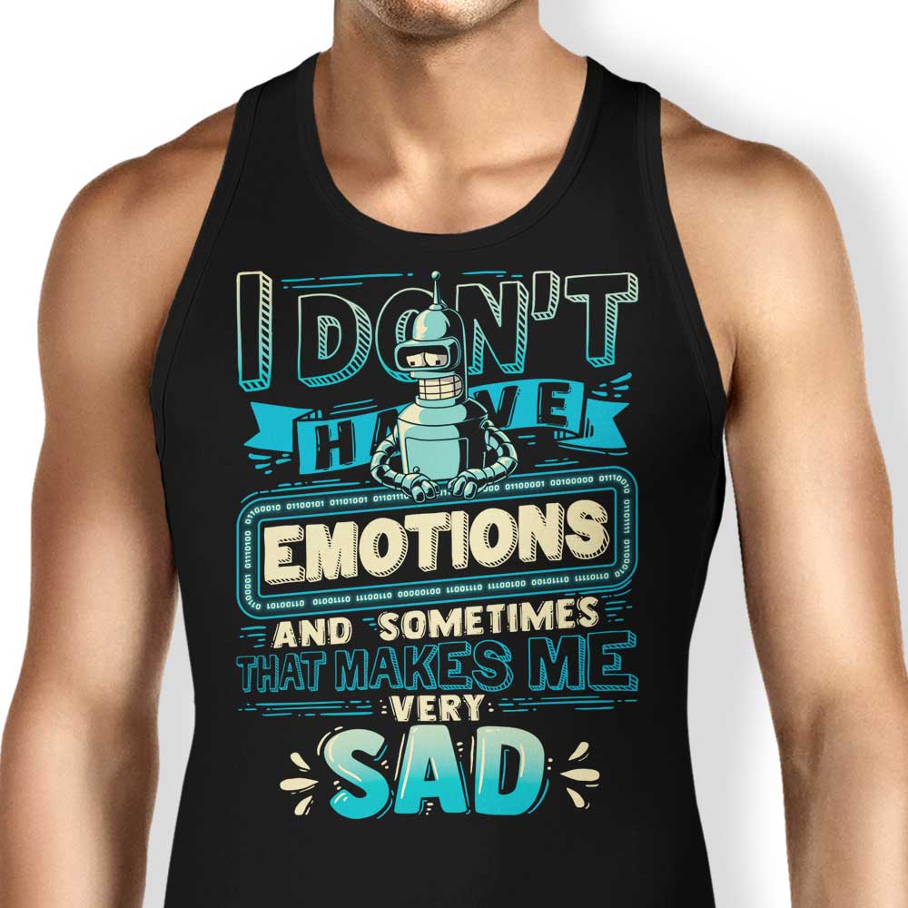 No Emotions Men's and Women's Unisex Tank Top for Comfort and Style