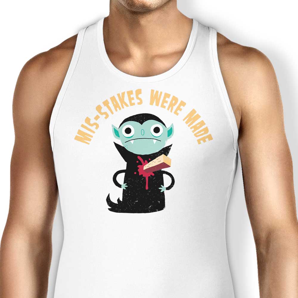 DinoMike's 'Oops! Mis - Stakes Were Made' Comfortable Tank Tops