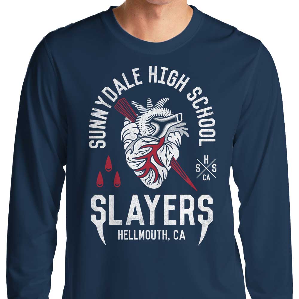Sunnydale Slayers Branded Long Sleeve Cotton T-Shirt for Fashion Lovers