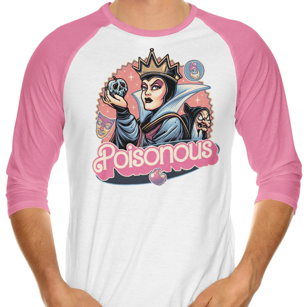 Poisonous Queen Stylish 3/4 Sleeve Raglan Casual T-Shirt