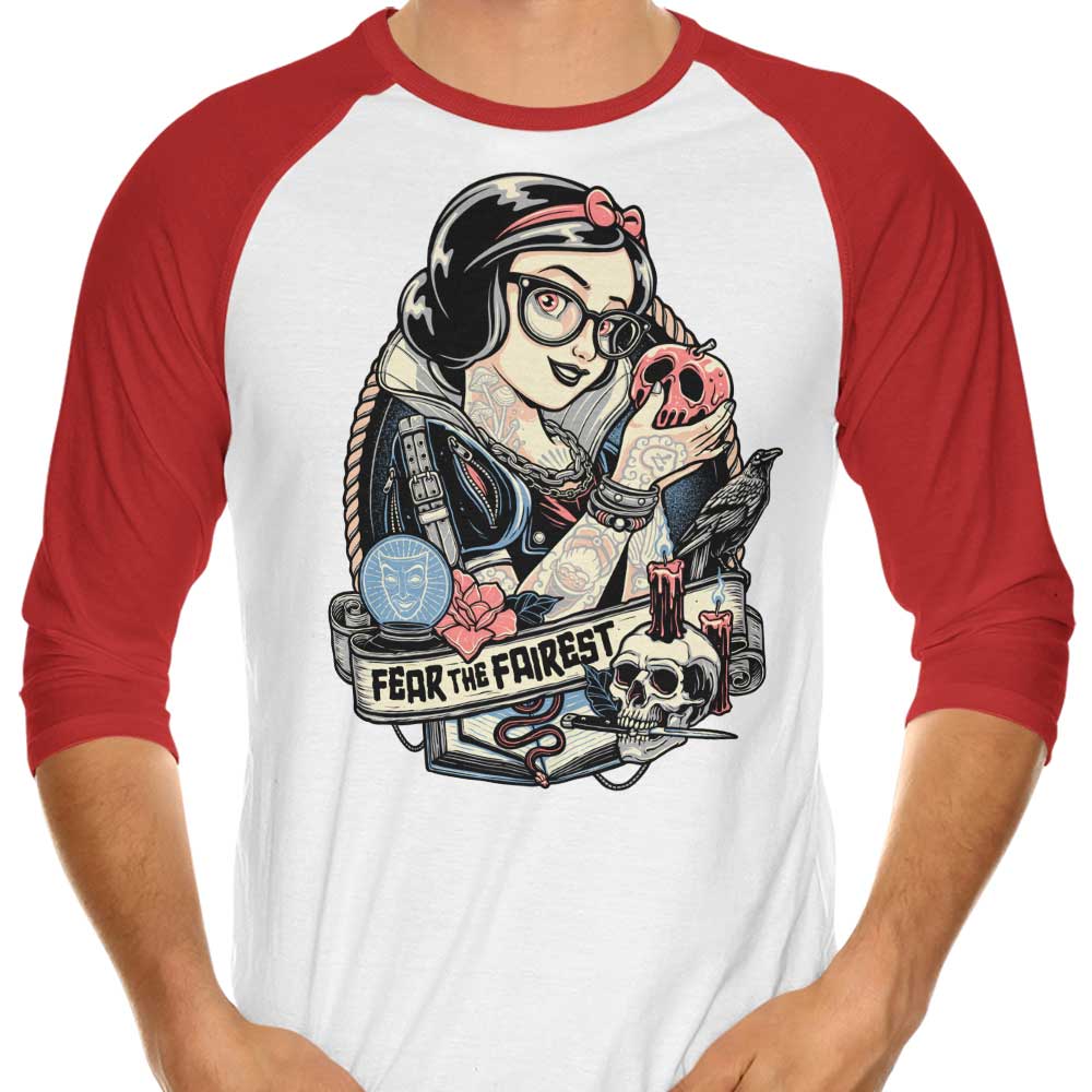 Momma Gorilla's 'Fear the Fairest' 3/4 Sleeve Raglan Style T-Shirt for a Trendy Look