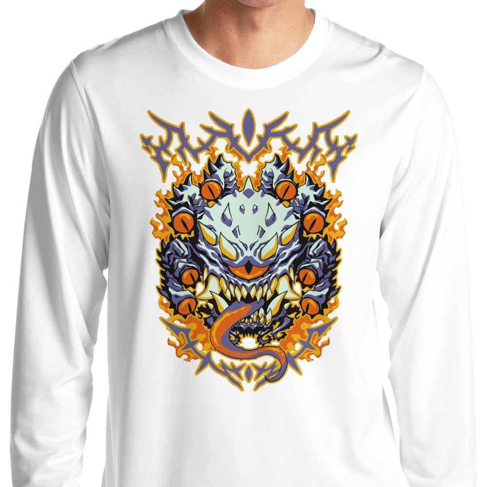 Eye of the Beholder Stylish Long Sleeve Crewneck T - Shirt by 1wing