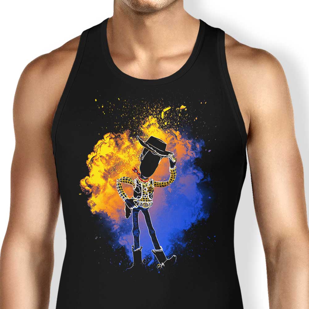Donnie Illustrations' Comfortable Soul of the Sheriff Tank Tops