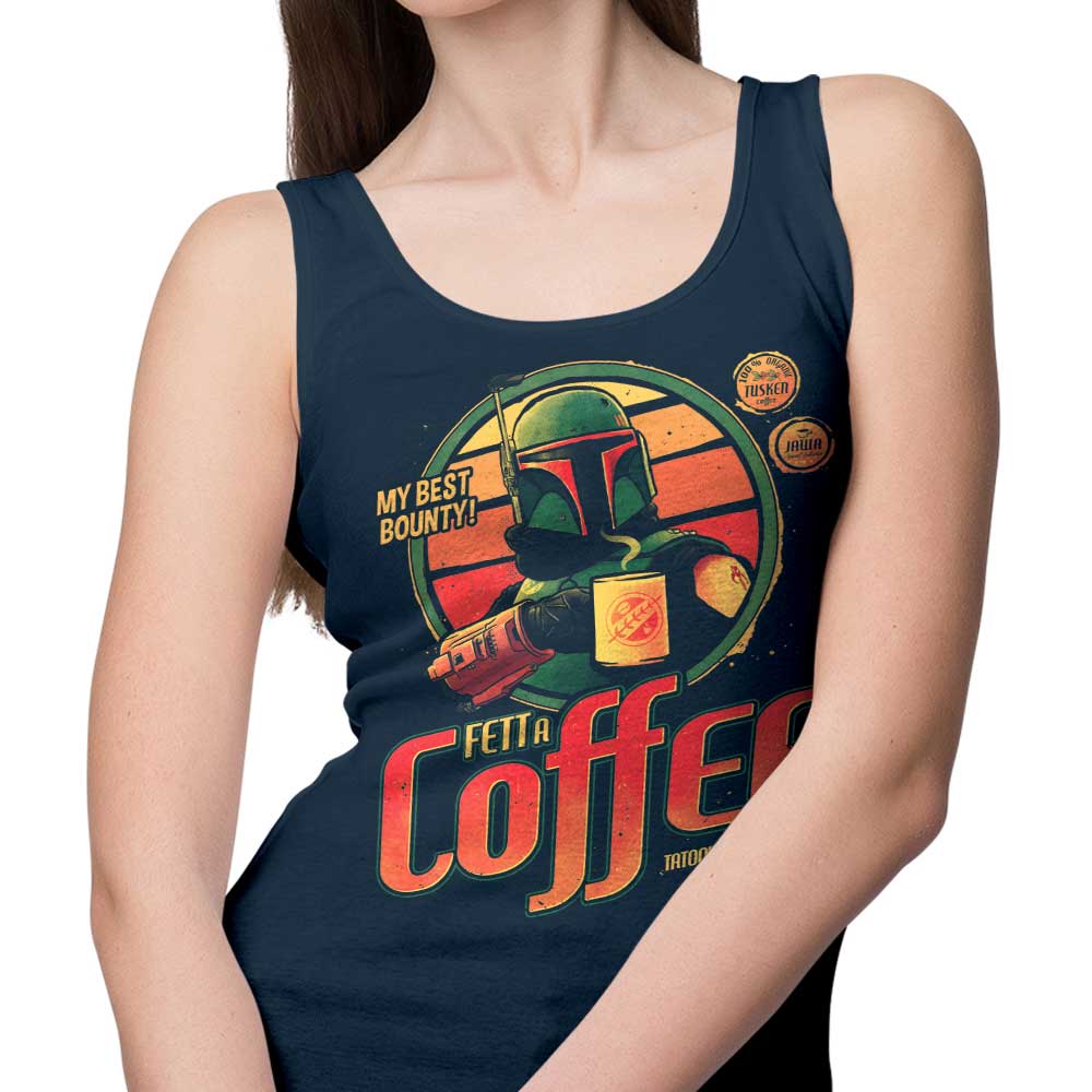 Comfortable Fett A Coffee Brand Unisex and Women's Tank Tops