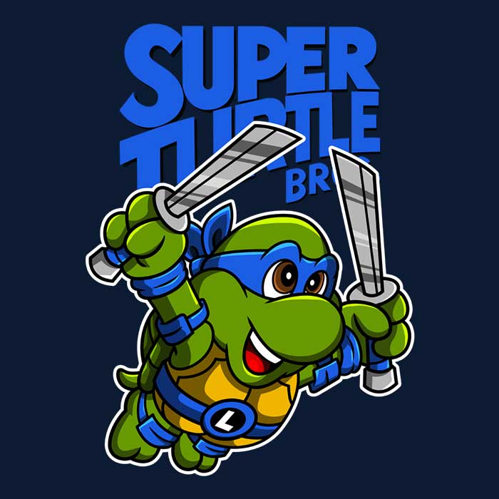 Super Leo Bros Three - Quarter Sleeve Raglan Style Men's T - Shirt