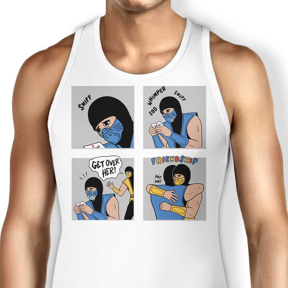 Ibyes Illustrations 'Get Over Her' Stylish Men's and Women's Tank Top