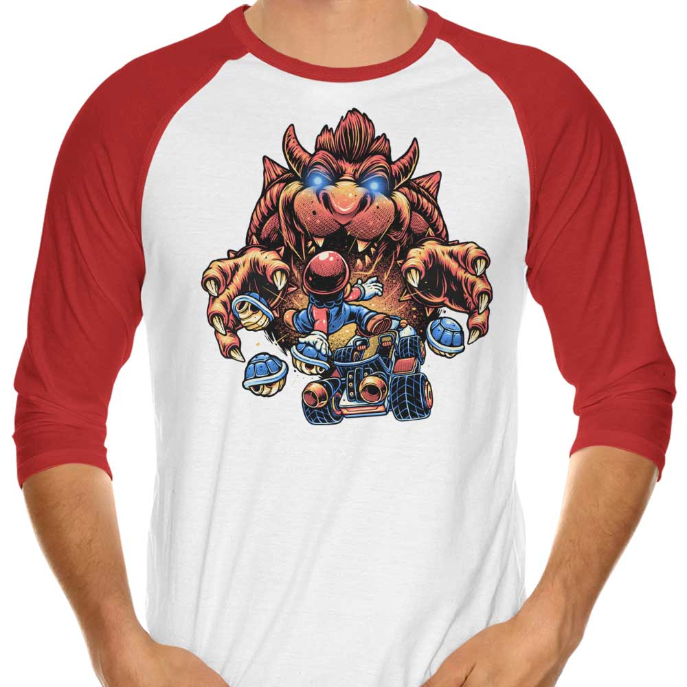 Glitchygorilla's Epic Final Boss 3/4 Sleeve Raglan T - Shirt
