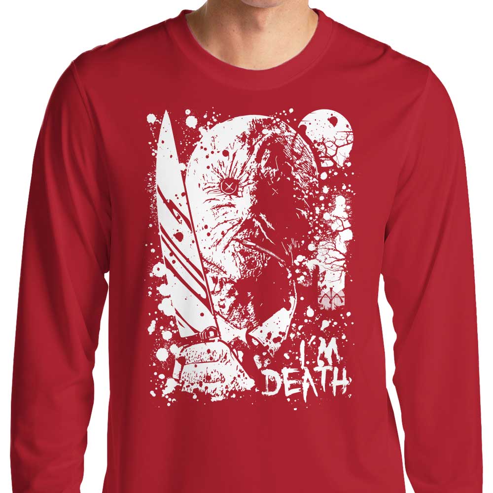 Arinesart 'I'm Death' Comfortable Long Sleeve T - Shirt in S - 4XL Sizes