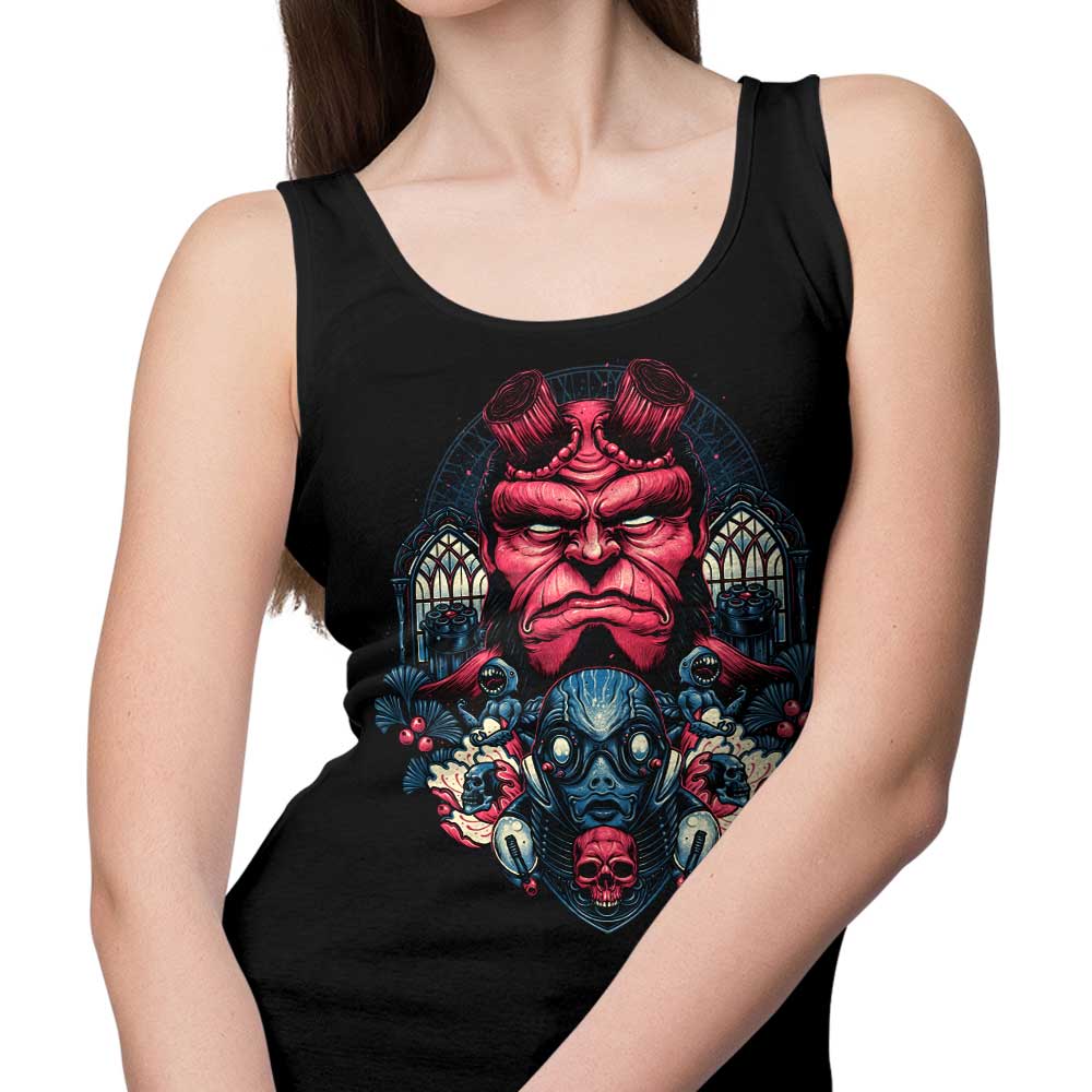Glitchygorilla's Fire and Water Comfortable Unisex and Women's Tank Tops