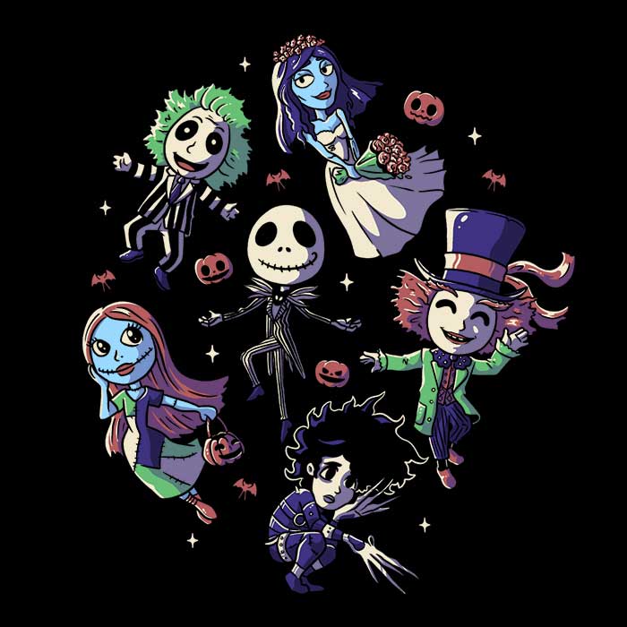 Edu.ely's Burton's Halloween Comfortable Unisex and Women's Tank Tops