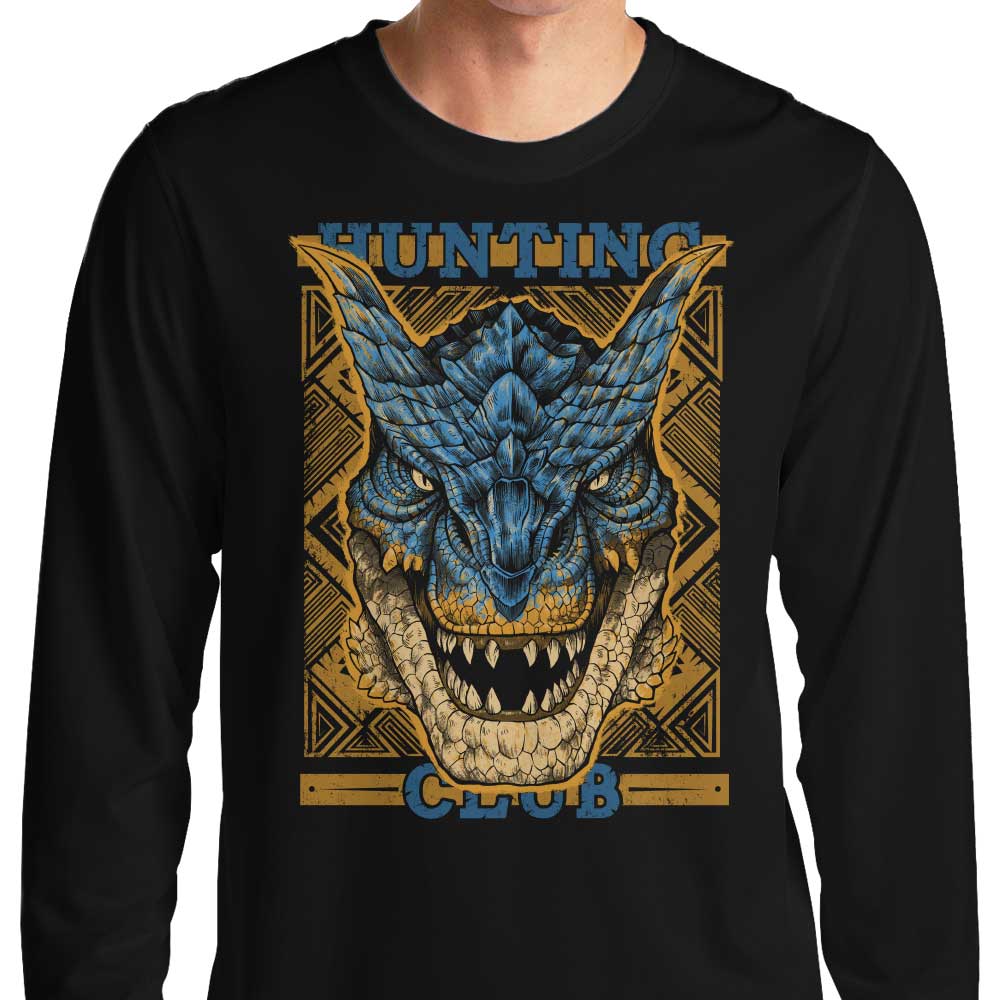 Adam Works Hunting Club Tigrex Long Sleeve Crewneck T - Shirt for Hunting Enthusiasts