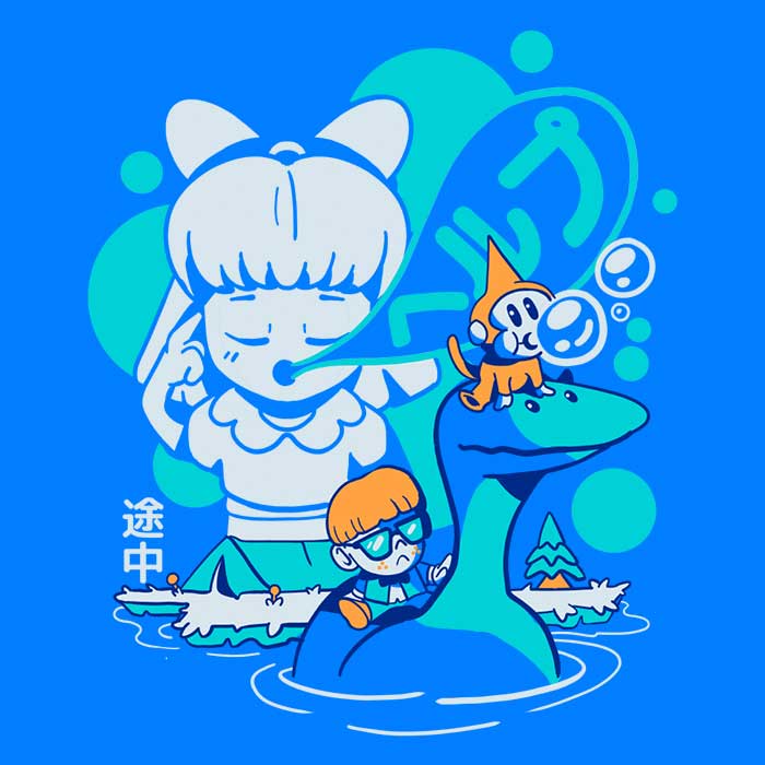 Sketchdemao's 'Coming for the Rescue' Long Sleeve Crewneck T - Shirt for All Sizes