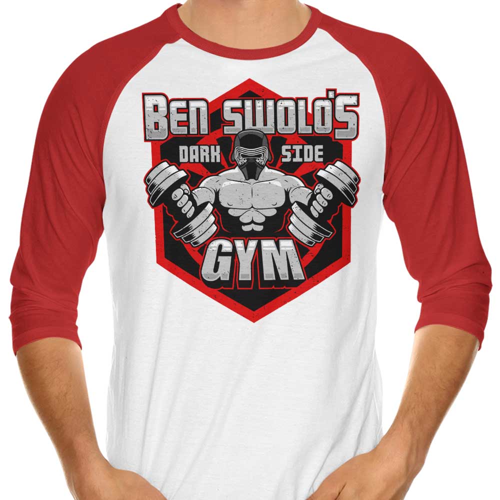 Ben Swolo's Gym Men's 3/4 Sleeve Raglan Style Workout T-Shirt