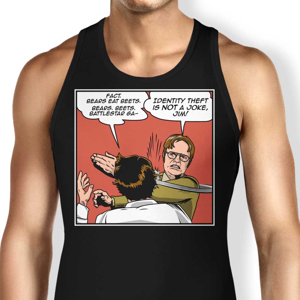 Identity Slap Men's and Women's Unisex Comfortable Tank Top