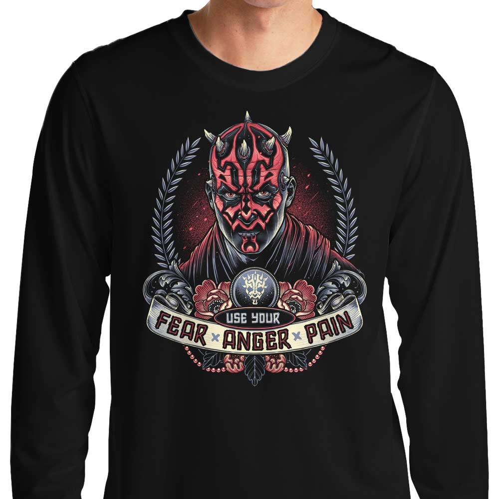 Momma Gorilla's Fear, Anger, Pain Long Sleeve Comfort T-Shirt