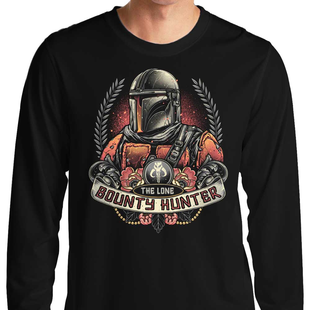 Momma Gorilla's The Lone Bounty Hunter Long Sleeve Crewneck T - Shirt