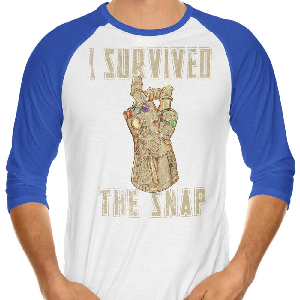 3/4 Sleeve Raglan T-Shirt - I Endured the Decimation from Legendary Phoenix