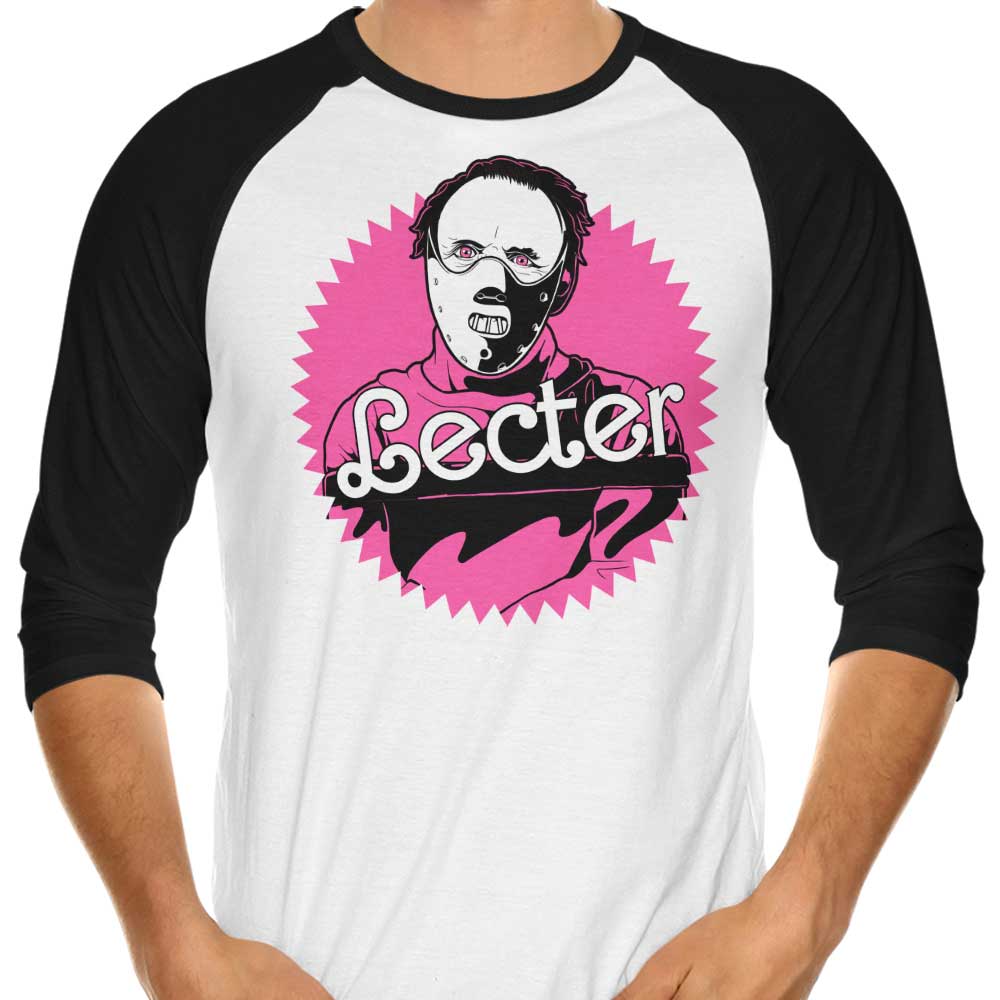 Stylish 3/4 Sleeve Raglan T-Shirt by Malibu Cannibal