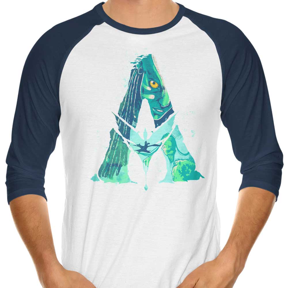 Gleydson Art - 3/4 Sleeve Stylish Raglan T-Shirt with 'I See You' Design