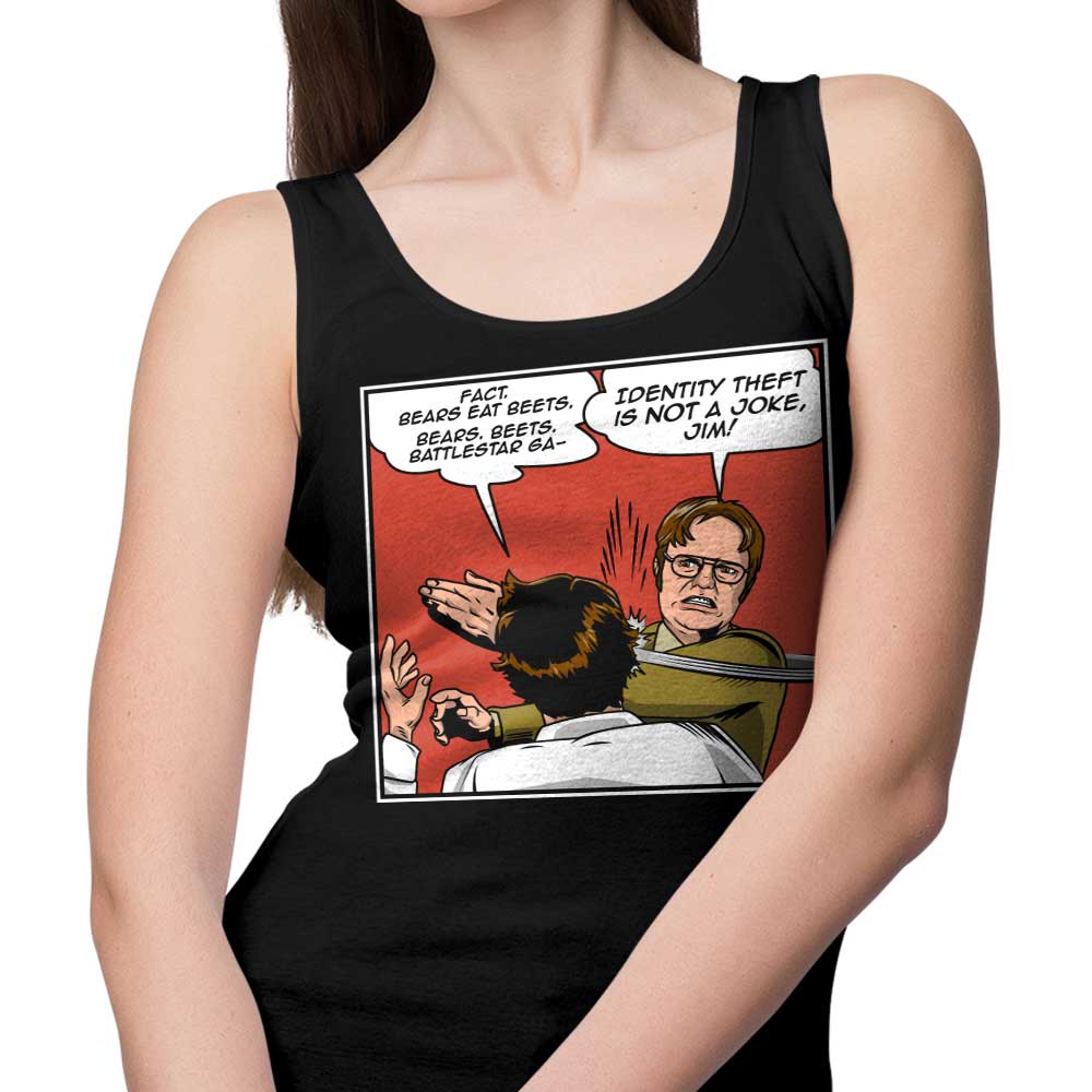 Identity Slap Men's and Women's Unisex Comfortable Tank Top