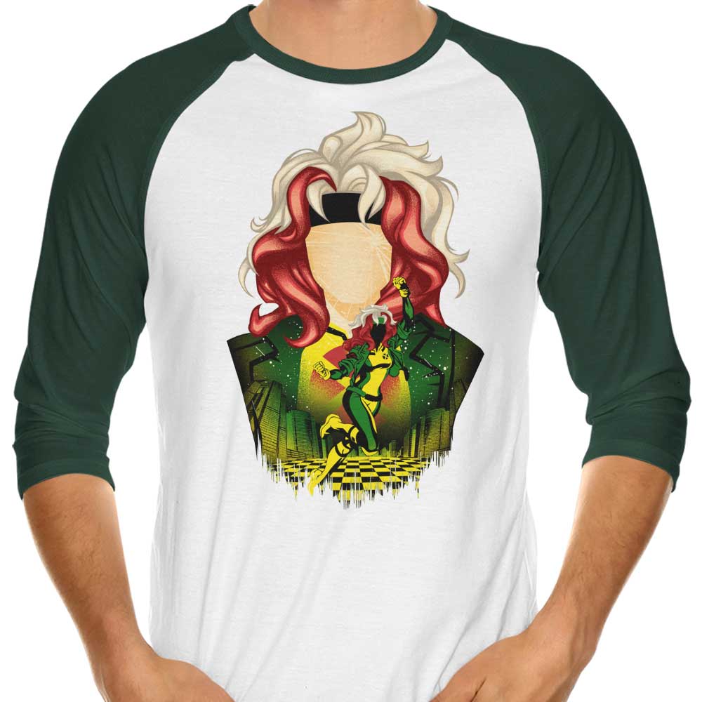 Hypertwenty's Southern Strength Men's 3/4 Sleeve Raglan Casual T-Shirt