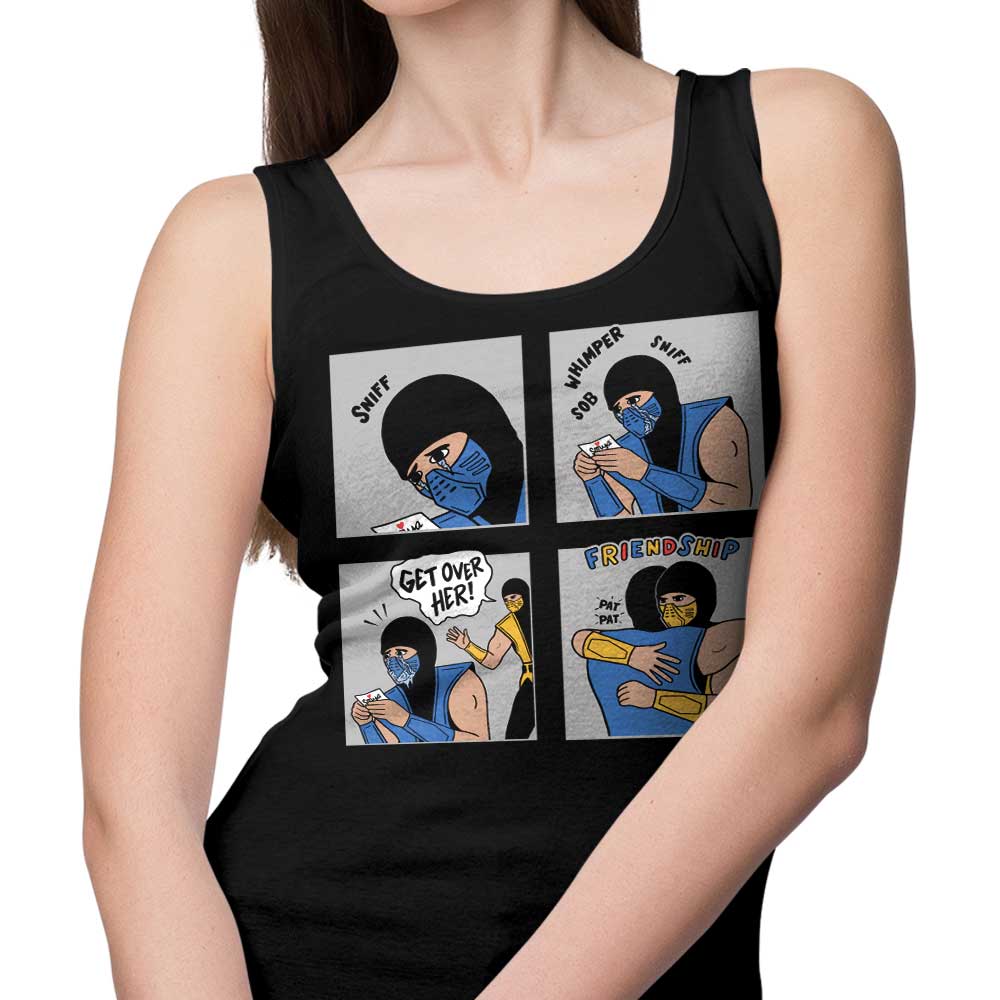 Ibyes Illustrations 'Get Over Her' Stylish Men's and Women's Tank Top