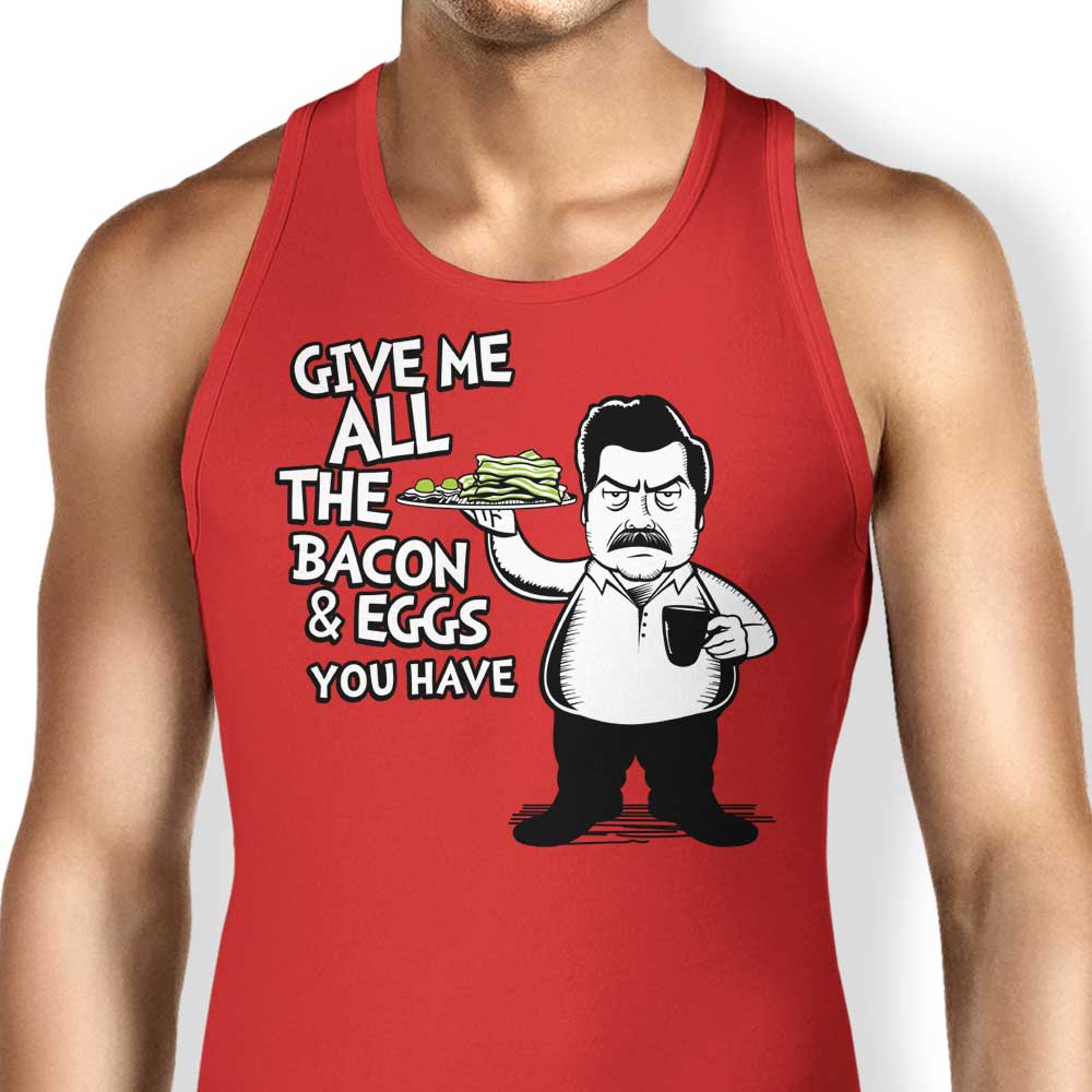 Comfortable Tom Trager's Bacon and Eggs Unisex and Women's Tank Tops