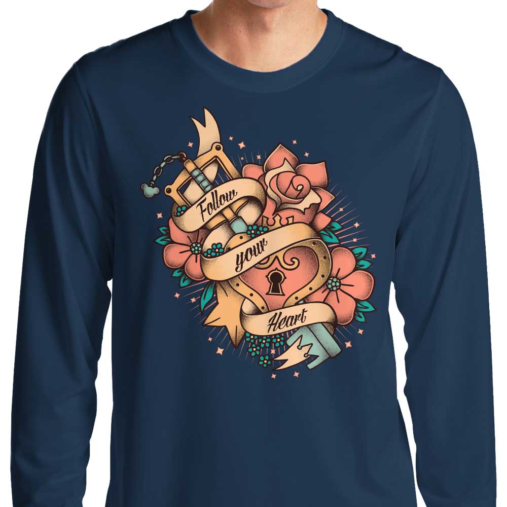 Typhoonic Art's Long Sleeve 'Follow Your Heart' T-Shirt