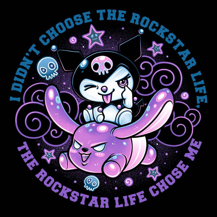 Adorable Rockstar Style 3/4 Sleeve Raglan Casual T-Shirt