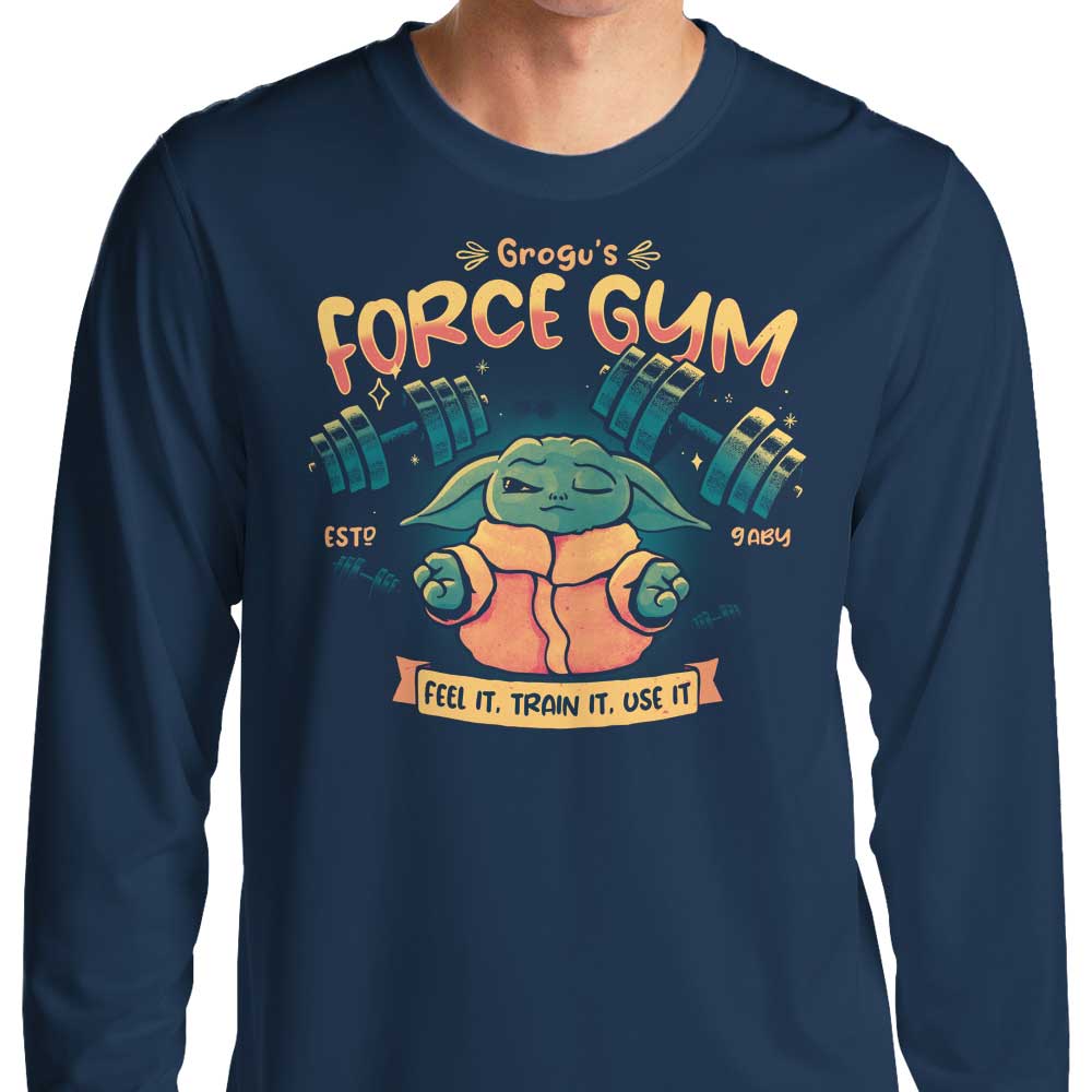 Teesgeex Comfortable Long Sleeve 'Feel, Train, Use' T-Shirt