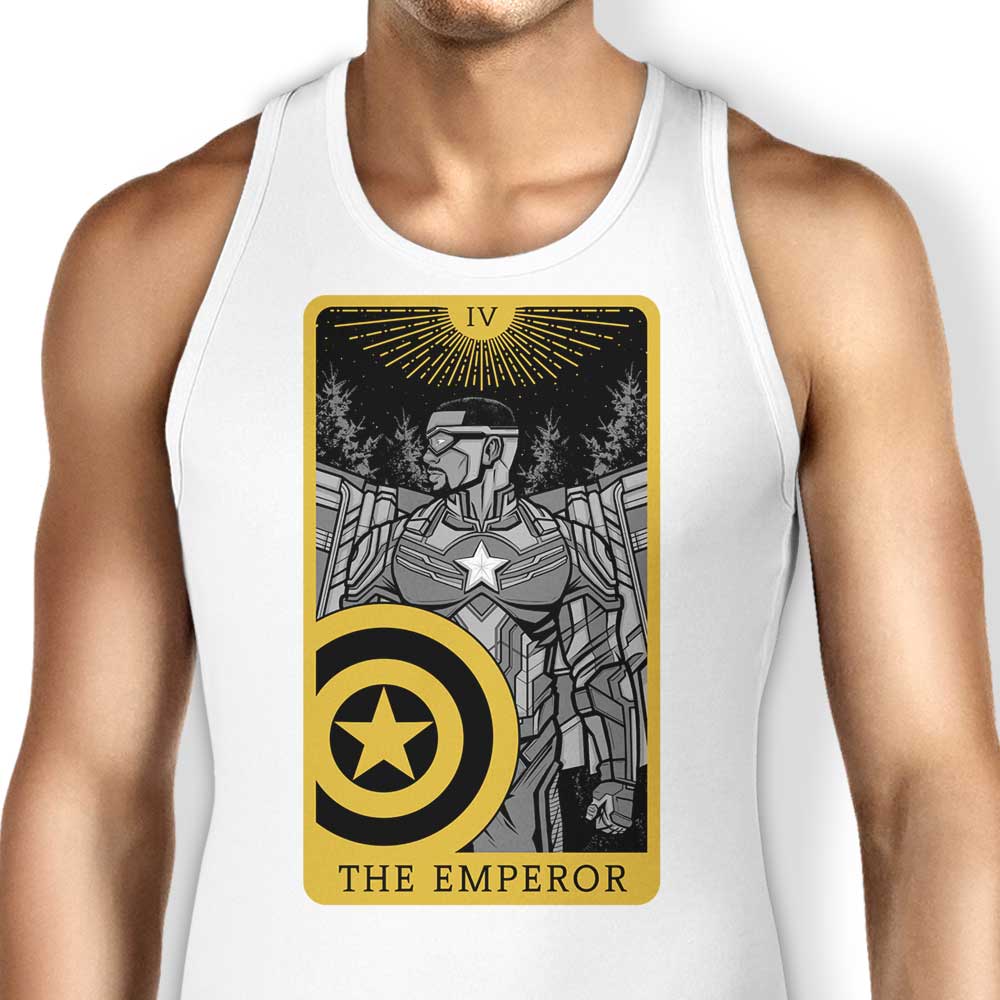 Tarot Inspired The Emperor Design Men's and Women's Comfortable Tank Tops