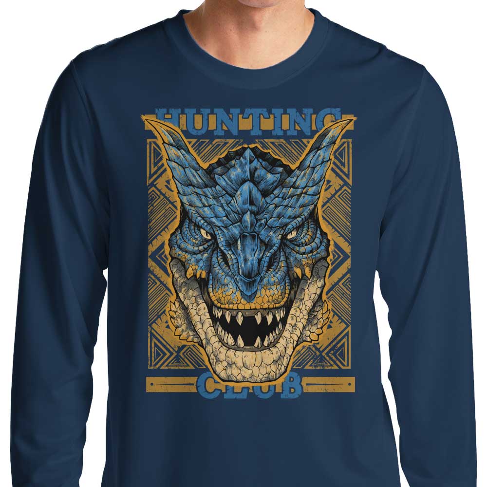 Adam Works Hunting Club Tigrex Long Sleeve Crewneck T - Shirt for Hunting Enthusiasts