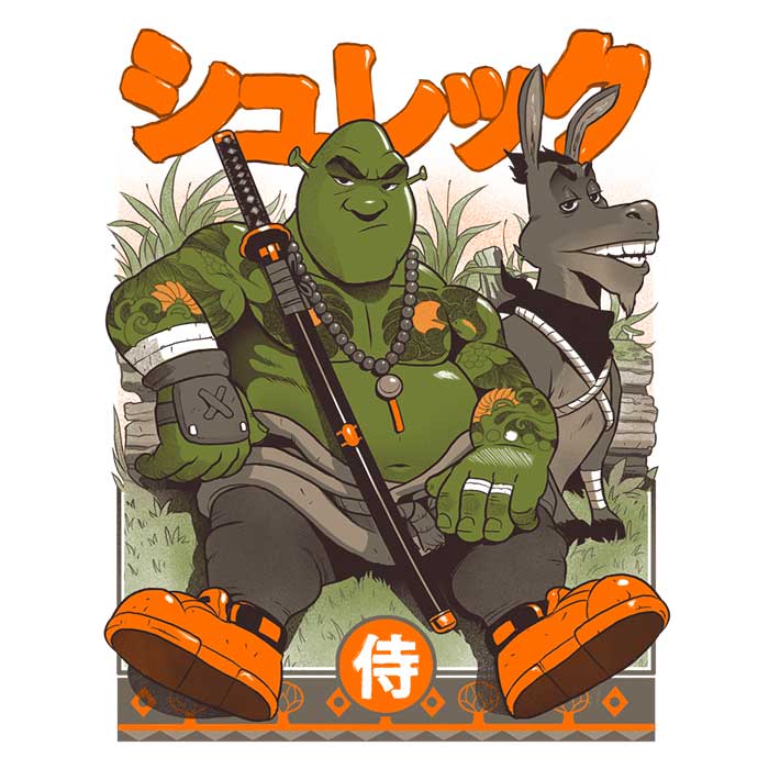 Bruno Mota's Samurai Shurekku 3/4 Sleeve Raglan Stylish T-Shirt
