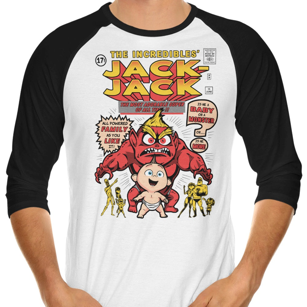 The Extremely Cute Super Three - Quarter Sleeve Raglan Style T - Shirt for Fashion Lovers