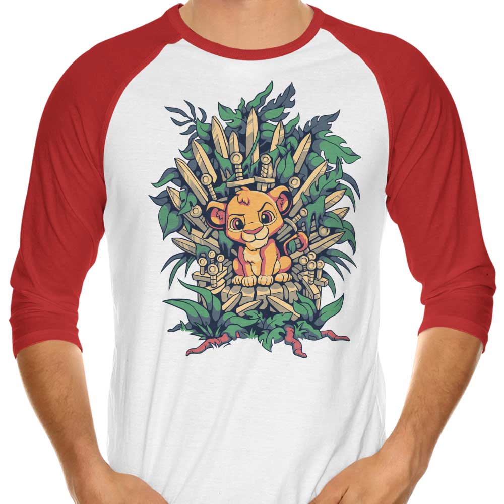 Geekydog True King 3/4 Sleeve Stylish Raglan T - Shirt