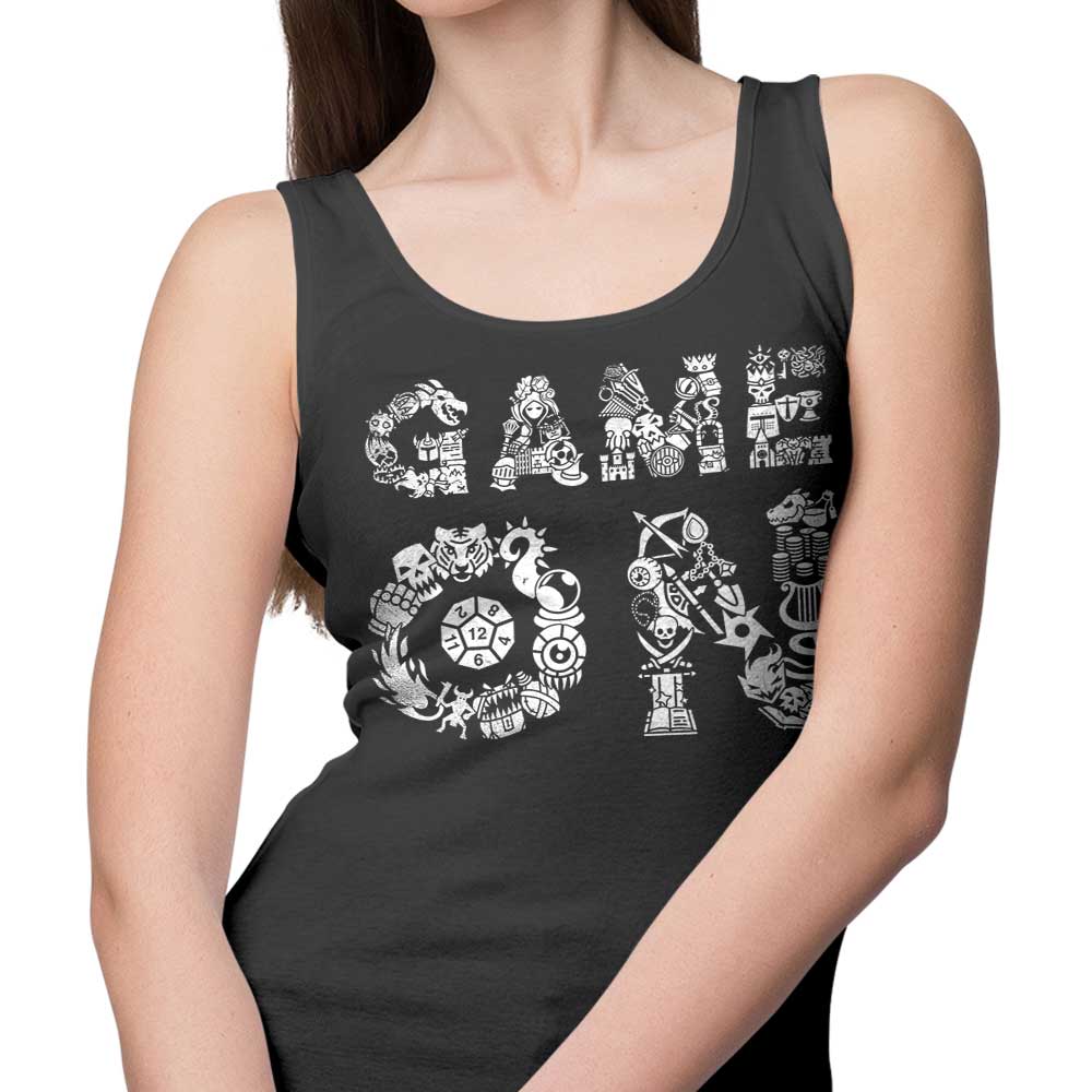 Shiron Game On Men's and Women's Unisex Tank Tops