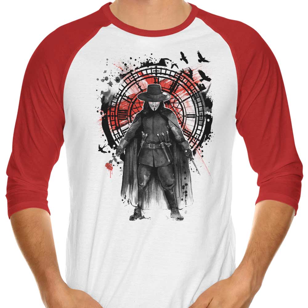 Dr. Monekers' 'Remember the Fifth' 3/4 Sleeve Raglan Style T-Shirt for Casual Wear
