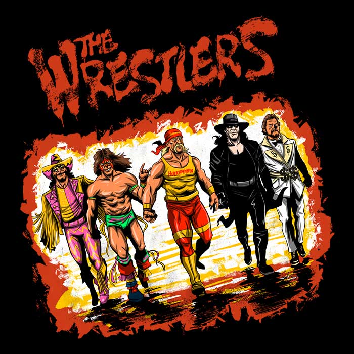 Zascanauta's 3/4 Sleeve Raglan T-Shirt - The Wrestlers Design