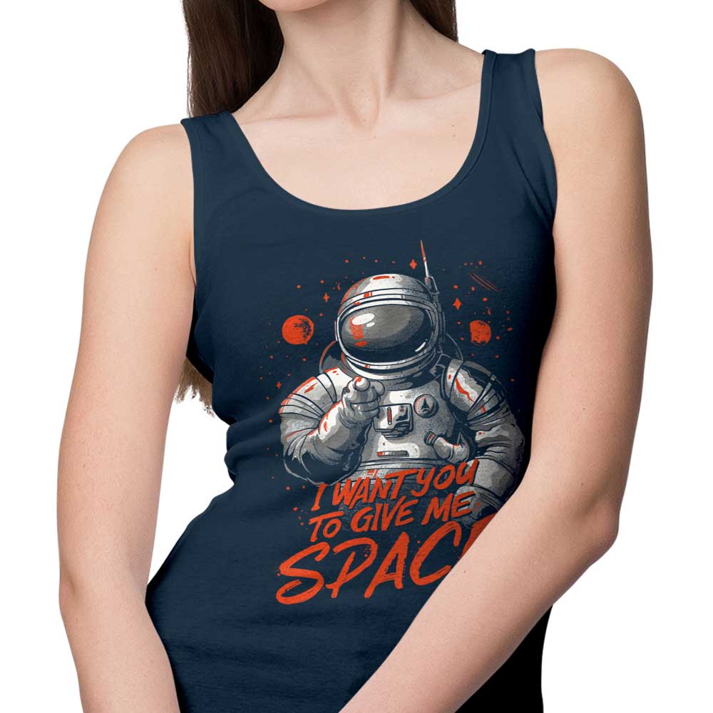 Comfortable 'I Want You to Give Me Space' Unisex and Women's Tank Tops