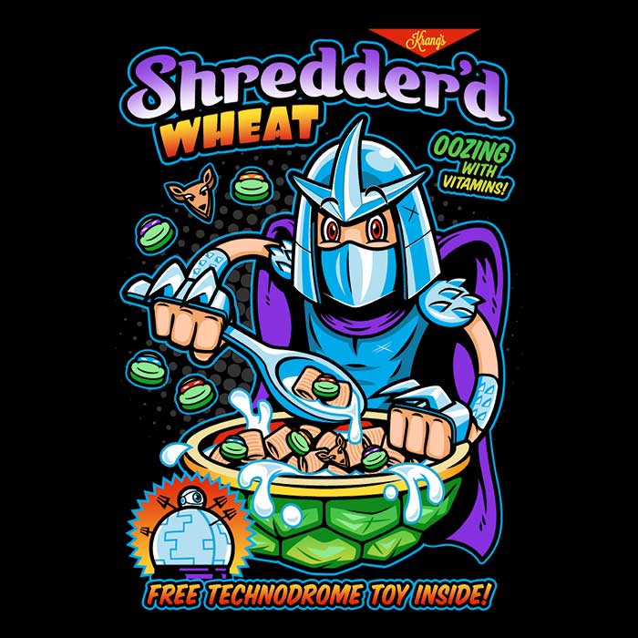 Shredded Wheat Design 3/4 Sleeve Raglan Style T-Shirt for Casual Wear