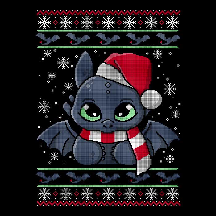 NemiMakeIt Dragon-themed Soft and Comfortable Tank Top Sweater