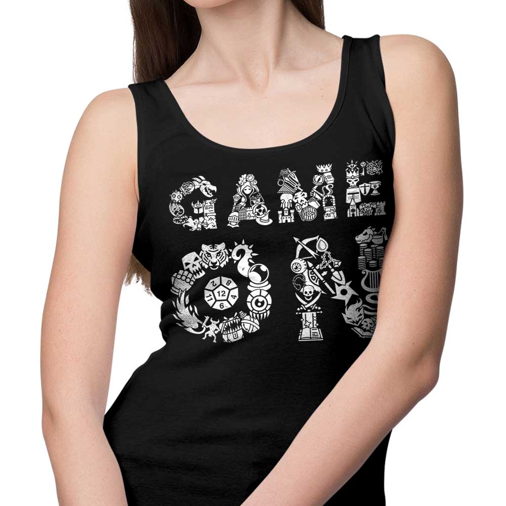 Shiron Game On Men's and Women's Unisex Tank Tops