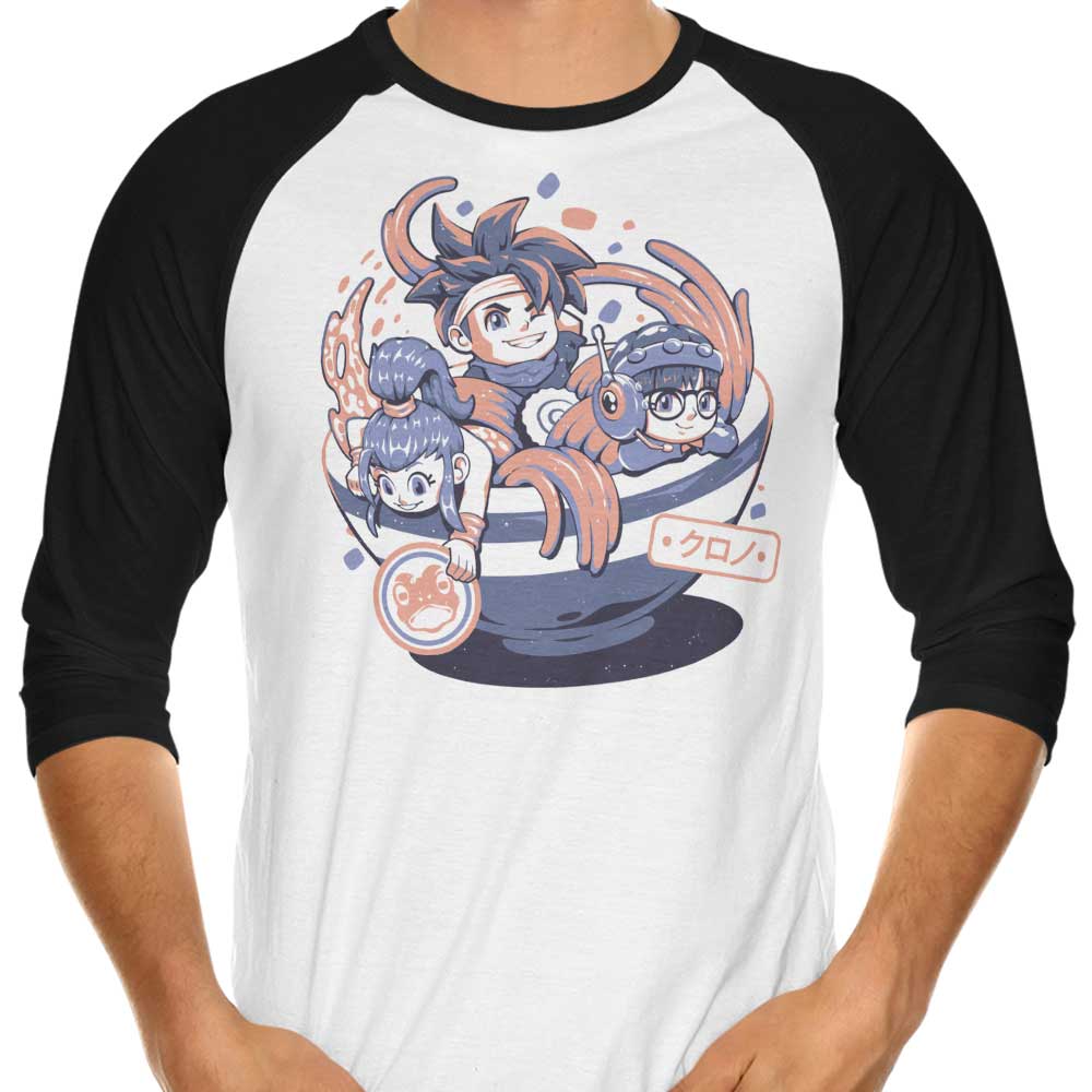 Edu.ely Chrono Bowl 3/4 Sleeve Raglan Style T-Shirt