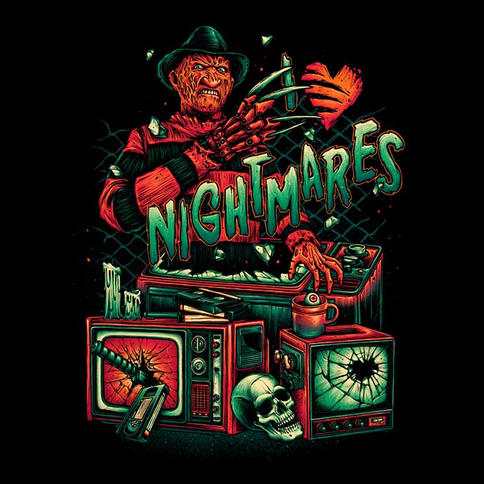 I Heart Nightmares Stylish Long Sleeve T-Shirt for All Occasions