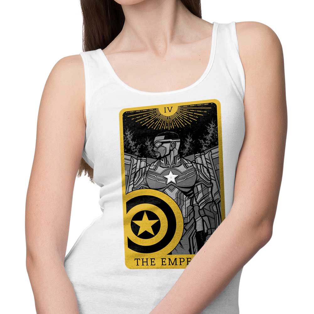 Tarot Inspired The Emperor Design Men's and Women's Comfortable Tank Tops