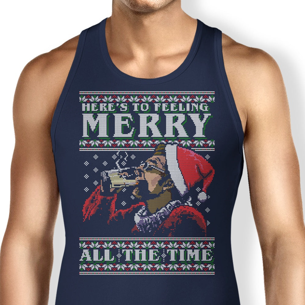 All - the - Time Merry Sweater Style Tank Tops for Men and Women