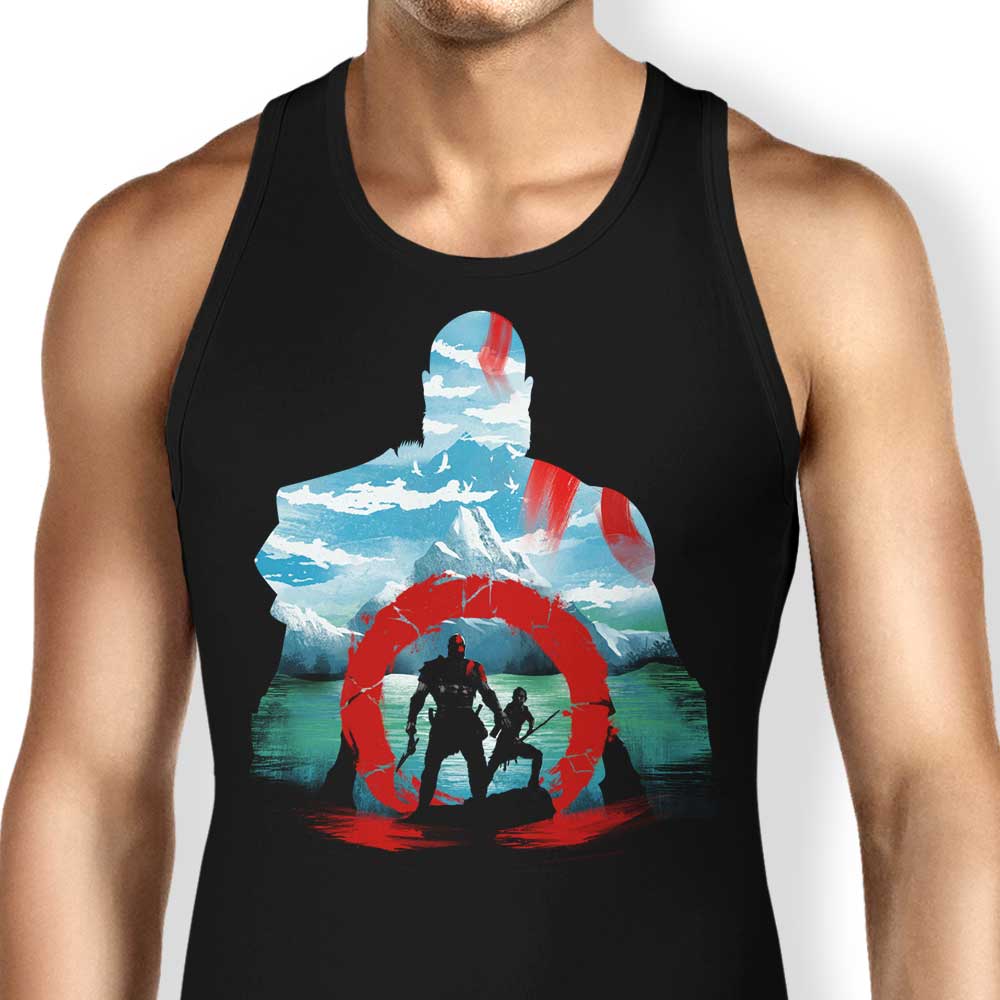 Dandingeroz's God Silhouette Comfortable Tank Top for Men and Women